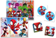 Zestaw puzzli i gier planszowych Clementoni Disney Spidey Edukit 4 w 1 (8005125182954) - obraz 2