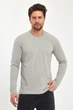 Чоловічий лонгслів Trend Collection 33022-3 світло-сірий (BOYAMA GRI) 2XL - зображення 1
