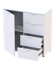 Комод Doros Рон 1 1 фасад 4 шухляды Белый 80х38х81 (41516005) - изображение 4