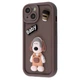 Чохол мультяшний з фігурками Pretty Things Case для Apple iPhone 13 Brown Baby - зображення 1