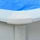 Басейн каркасний овальний vidaXL 610 x 360 x 120 см, білий + насос із пісочним фільтром + стремянка - зображення 8