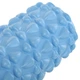 Массажный роллер ролик мфр заполненный пеной Zelart Grid Bubble Roller 9391 длина 45см Light Blue - изображение 6
