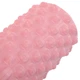 Масажний ролик для рук та ніг ролер ролик мфр Grid Spine Roller Zelart 9389 довжина 45см Light Pink - зображення 4