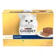Консервированный корм Purina Gourmet Мультипак для взрослых кошек с тунцом, курицей, кроликом и индейкой 12 шт х 85 г (8445291106307) - изображение 1
