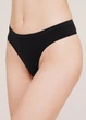 Бесшовные стринги Giulia STRING BRIEFS S/M Black, женские трусики - изображение 4