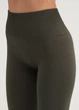 Легінси жіночі спортивні в рубчик з моделювальним швом Giulia LEGGINGS RIB L/XL Khaki-khaki - зображення 4