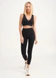 Женские спортивные легинсы с моделирующим швом Giulia LEGGINGS SHAPE S/M Black-black, эластичные, повседневные - изображение 6