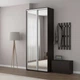 Шафа-купе IDEA серія 1 100 x 60 x 240 см Венге темний Дзеркало - изображение 1