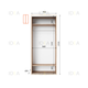Шафа-купе IDEA серія 9 90 x 60 x 210 см Дуб сонома - изображение 2