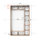 Шафа-купе IDEA серія 1 150 x 45 x 240 см Дуб сонома - изображение 2