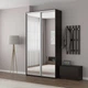 Шафа-купе IDEA серія 1 130 x 60 x 240 см Венге темний Дзеркало - изображение 1