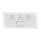 Настольные часы с будильником VST-887Y-6 White - изображение 3