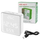 Настольные часы с будильником VST-887Y-6 White - изображение 4