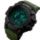 Мужские часы Skmei 1356AG Army Green + Compass - изображение 3