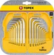 Набір шестигранних ключів Topex 35D952 HEX/Torx 2-10мм 18шт у кейсі - зображення 2