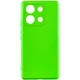 Чехол для Xiaomi Redmi Note 13 Pro 4G GETMAN TPU Liquid Silk Full Camera Салатовый/Neon Green - изображение 1