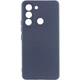 Противоударный чехол Silicone Cover Lakshmi Full Camera (AAA) для TECNO Spark 8C Темно-синий / Midnight blue - изображение 1