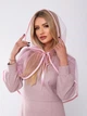 Накидка палантин для храма Family Tradition из фатина 80х80 см пудровый Розовая дымка - изображение 5