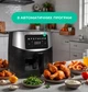 Мультипечь 6 л с обзорным окном INTERLUX ILOC-6090 1700Вт 8 режимов настройка времени/температуры, таймер дисплей аэрофритюрница дегидратор - изображение 1