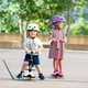 Захисний шолом Micro - Фіолетовий з квітами (52-56 cm, M) - изображение 9