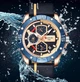 Наручные Кварцевые Мужские Часы Cayon 1996 CH0342 Gold-Blue - изображение 5