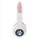 Наушники с кошачьими ушками, подсветкой и микрофоном STN 28 Pink - изображение 7