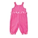 Полукомбинезон вельвет для девочки Gymboree Val-2043 98 см Розовый - изображение 1