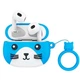 Беспроводные наушники Cat Hoco EW4G Bluetooth TWS блютуз стерео сенсорные в кейсе котик, Синий - изображение 6