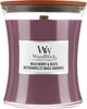 Ароматична свічка у склянці - Woodwick Hourglass Candle Wild Berry & Beets 275g (1092712-120538) - изображение 3