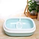 Туалет лоток для кошек с лопаткой Taotaopets 225501 46,5 *38,5*13см Blue - изображение 3