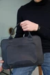 Шкіряна сумка-чохол для ноутбука 16" Apple / Asus / Dell / Lenovo / HP / Honor / Acer / Huawei / Xiaomi - (LC-05) - Синій - изображение 3