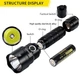 Ліхтар Sofirn C8G black SST40 2000lm + акумулятор - зображення 4