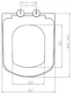 Сидіння для унітазу NKP Opus 0404 Soft Close+Quick Release дюропласт - изображение 6