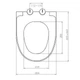 Сидіння для унітазу NKP Style 0408 Soft Close+Quick Release дюропласт - изображение 8