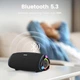 Портативная беспроводная Bluetooth колонка Sounarc R2 IPX6 BT5.3, AUX/TF, 60W, TWS, 12h Max |Black - изображение 11