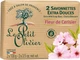 Мило екстраніжне із екстрактом вишневого кольору - Le Petit Olivier Vegetal Oils Soap Cherry Blossom 2x100g - зображення 2