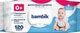 Дитячі вологі серветки з вівсяним молочком, 120 шт. - Bambik Baby Wet Wipes 120шт (817994-21718) - изображение 1