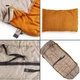 Спальный мешок одеяло с капюшоном Ranger 4 Season. Brown. 210x85см. -20/+0C°. Кемпинговый спальник Рейнджер RA_5515. - изображение 6