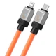 Кабель заряджання Baseus (CAKW000107) (PD20W) (2M) для Type-C to Lightning/iP швидка зарядка для устройств Apple iPhone iPad Помаранчевий - зображення 3