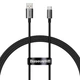 Кабель зарядки Baseus Superior Series Data Cable P10320102114-00 Fast Charging USB to Type-C (100W) (1M) Cluster Чорний - изображение 1