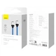 Кабель заряджання Baseus (CAKW000103) (PD20W) (2M) для Type-C to Lightning/iP швидка зарядка для пристроїв Apple iPhone iPad Синій - зображення 2