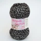 Пряжа Ricignole Fancy Yarn HM2.6 280 черно-белый - изображение 2