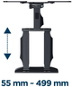 Uchwyt ścienny obrotowy Gembird 32"-55" (WM-55ST-01) - obraz 4
