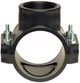 Хомут для врезки без усиливающего кольца UNIDELTA 1019 Ø63x1/2" В PN10 PP-B (УФ-защита) - изображение 1