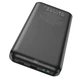 Черный Power Bank Hoco J102 PD20W+QC3.0 емкостью 10000 mAh — это портативное зарядное устройство. - изображение 3