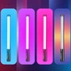 Аккумуляторная лампа жезл RGB LED с пультом и рефлектором от USB, 50 cm Черная - изображение 5
