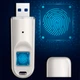 FD069 с защитой отпечатком пальца 64GB DM Флэшка Метал (1009-189-10) - изображение 4