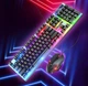 Комплект проводная клавиатура и мышь Hoco GM18 Luminous 2в1 (с подсветкой, тонкая, игровая) - Черный - изображение 5
