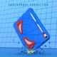 Чохол STR Spider Apple iPad 11" 2025 (A16) дитячий з підставками Spiderman Blue/Red - зображення 3