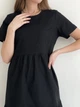 Сукня трапеція лляна міді літня жіноча Merlini Гутта 700001241 L-XL Чорне (700001241_2) - зображення 7